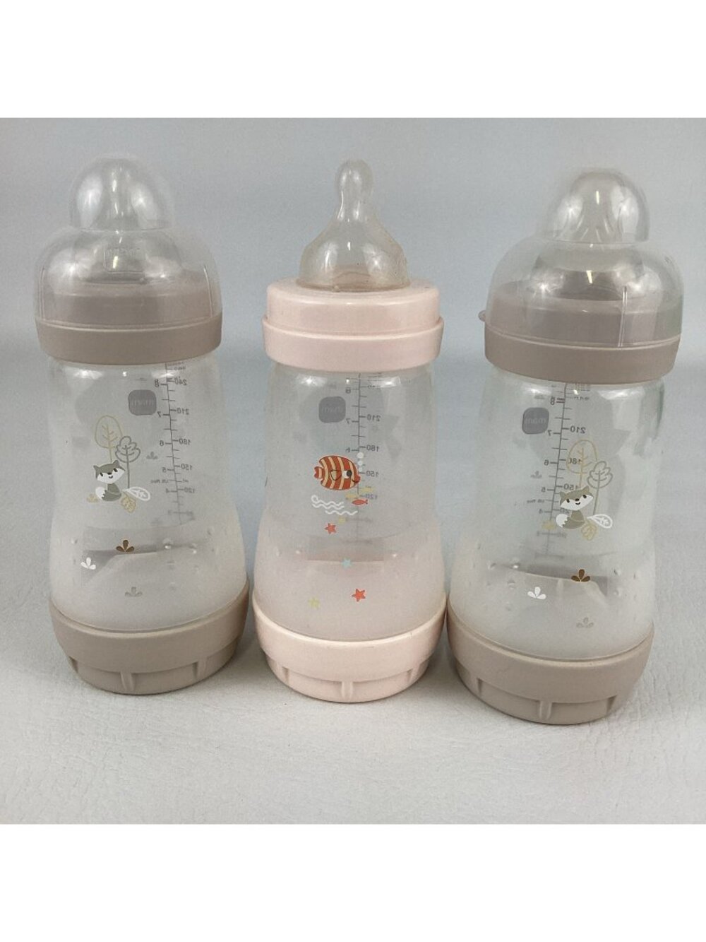 MAM Easy Start Anti Colic Bottle Set Baby Infant Feeding Lot Woodland Aquatic